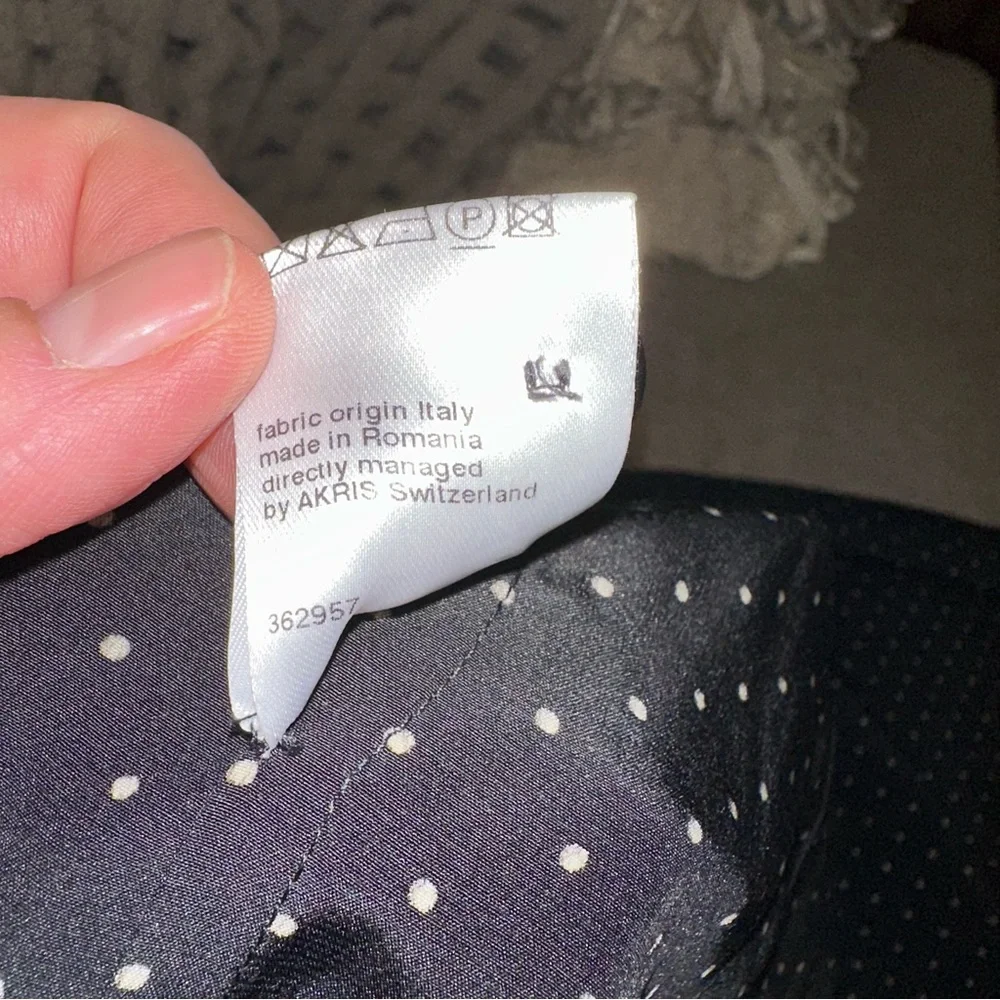 AKRIS punto Silk Polka Dot Sleeveless Dress size 12 - Picture 13 of 13